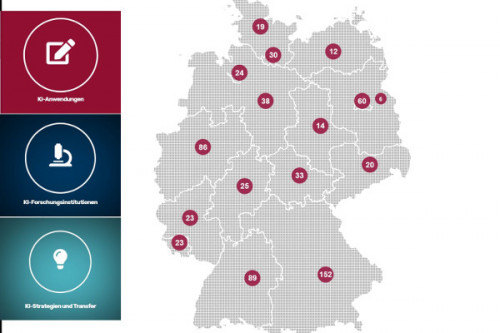 KI-Landkarte Deutschland